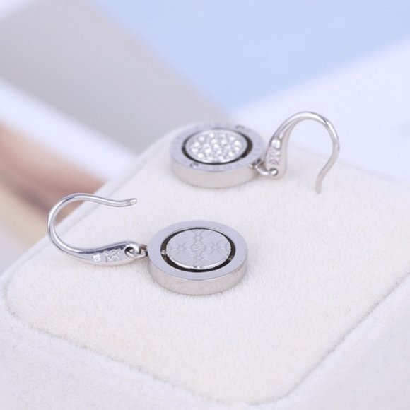 Michael Kors Round Letter Earrings - Picture 4 of 4